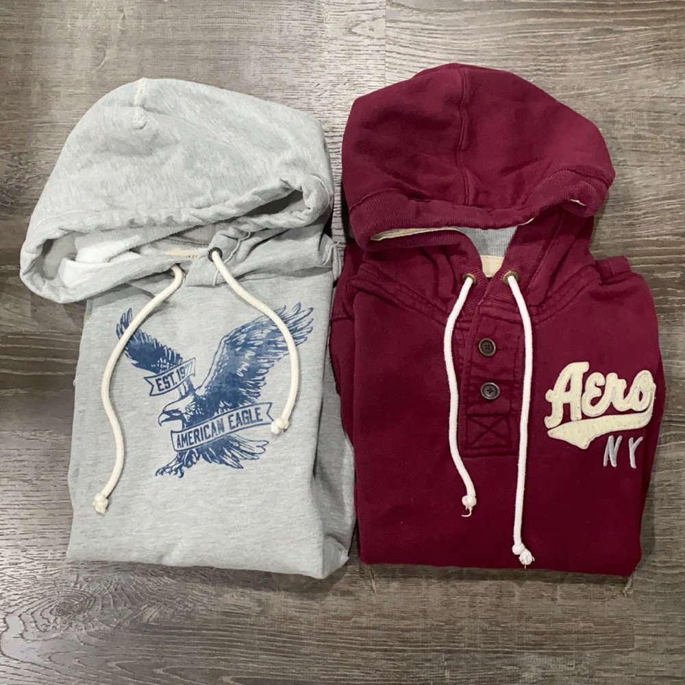 American Eagle and Aeropostale Hoodies Bundle Sz. S